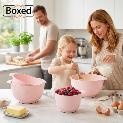 Mixing Bowls Set of 4 (Pink)