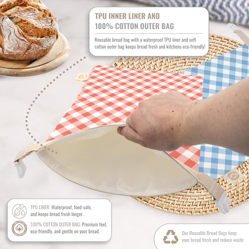 Reusable Bread Bag Set for Home Bakers (2 Count)
