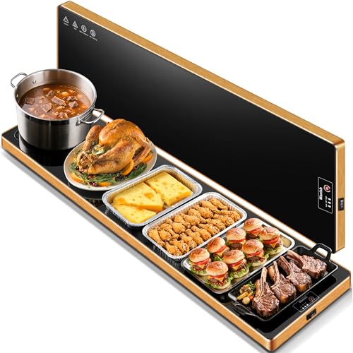 Electric Warming Tray (Black / Extra Long-59"x12")