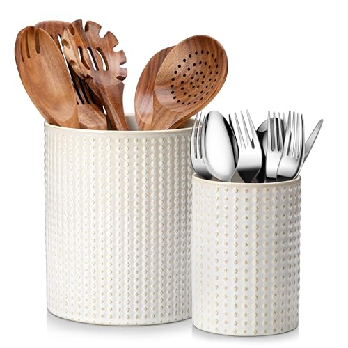 LYDIA Ceramic Utensil Holders (Rhombus)