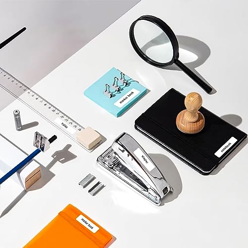 1980 Pcs Blank File Folder Labels 0.5x1.75 Inch Writable Name Tag Stickers White Name Filing Envelopes Label Stickers Small Address Labels for Office Document File Classification (1980 Count)