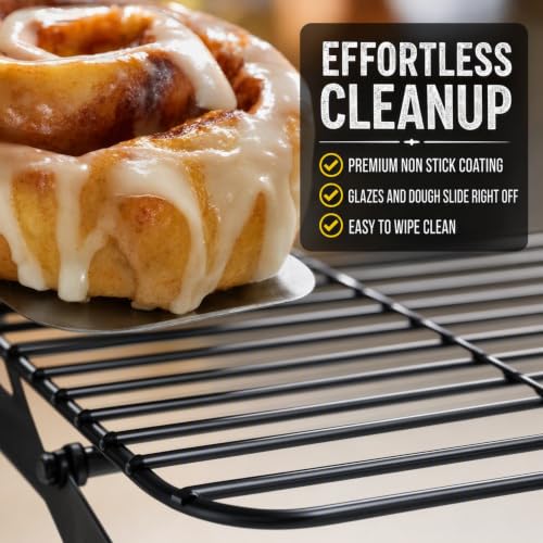 Collapsible Cooling Racks (2/3/4-Tier Adjustable / 4-Tier Collapsible)