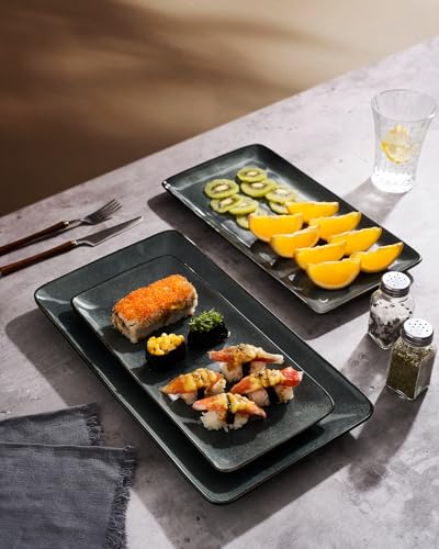 Serving Platters Set of 3 Sizes (Deep Forest)