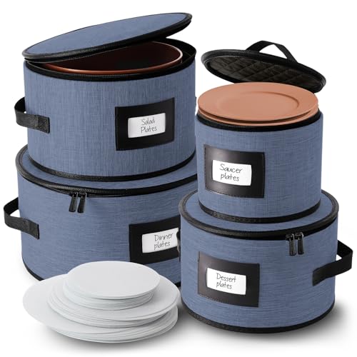 4 Piece Dish Storage Containers