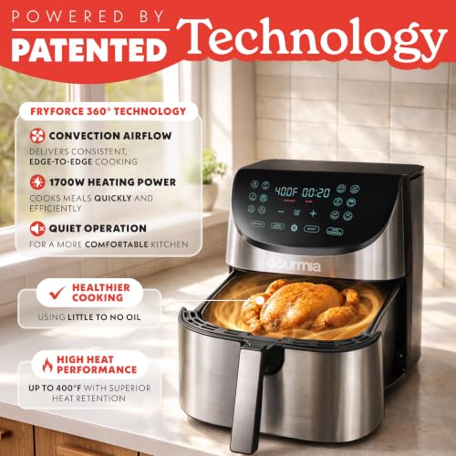 Air Fryer 8 Qt Basket Capacity