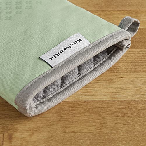 Asteroid Oven Mitt Set (7"x12.5" / Pistachio Green)