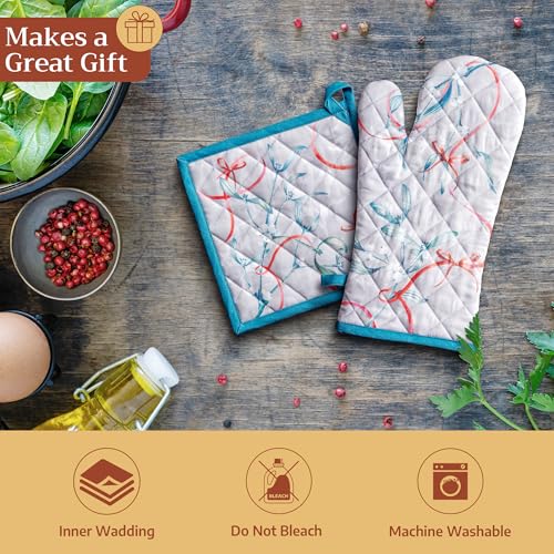 Pot Holders 100% Cotton Potholders (122 - Enora / 8" x 8" (Pot Holder Pack of 1))