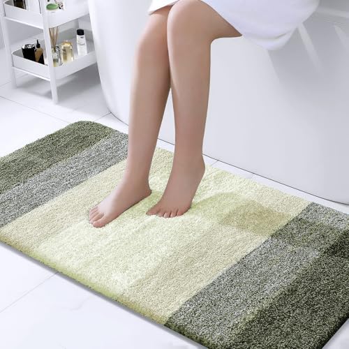 Bathroom Runner Rug 40x24 (40" X 24" / Dark Green)