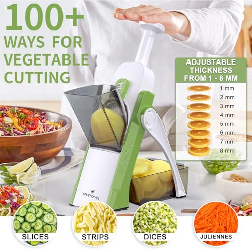 Safe Mandoline Slicer (Green)