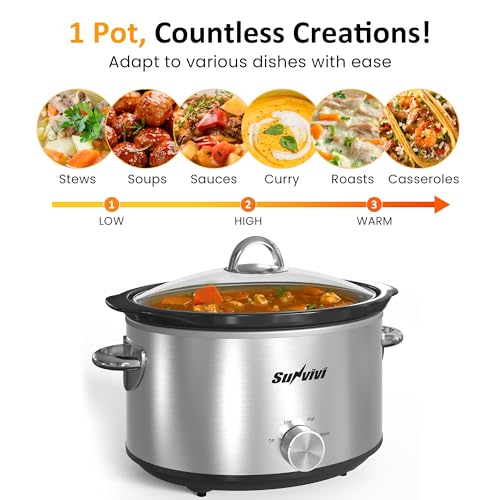 Small Slow Cooker 4QT
