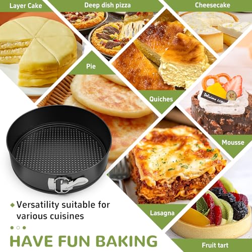 9 Inch Springform Pan with Removable Bottom