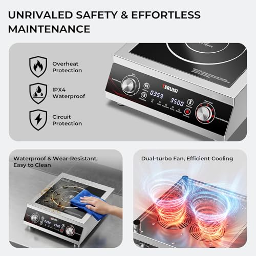 3500W Commercial Induction (3500W Flat Cooktop)