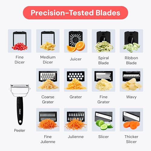 Pro Original Vegetable Chopper & Mandoline Slicer Kitchen Gadget (Stainless Steel / 14 in 1)