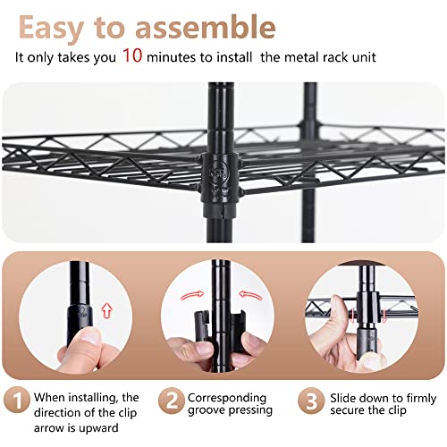 6 Tier Wire Shelf