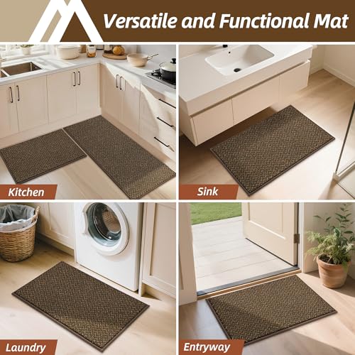Kitchen Rugs Non (Brown / 24"X 36")