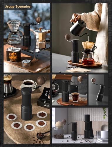 ESSENCE GO B38 Ultra Manual Coffee Grinder Capacity 30g (Monque Pink)