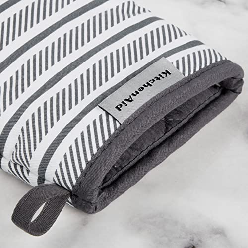 Albany Mini Oven Mitt 2 (Charcoal Grey / 5.5"x8")