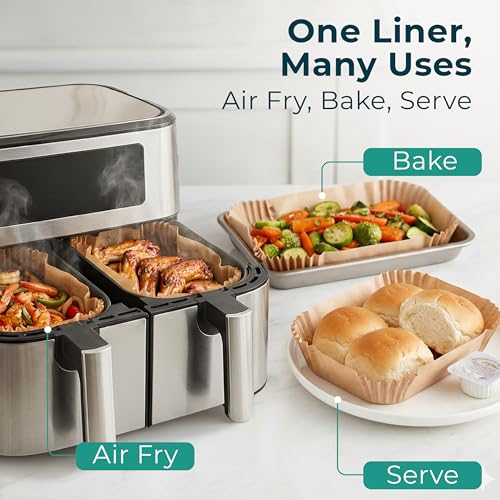 Cathy Yoder's Large Rectangle Air Fryer Liners (9 inch - Rectangle)