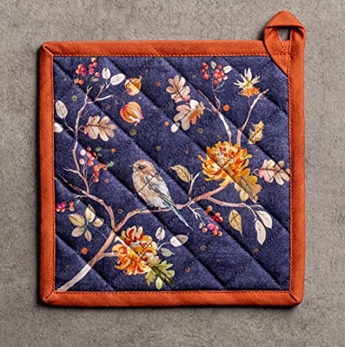 Pot Holders 100% Cotton Potholders (020 - Kelim - Infinity / 8" x 8" (Pot Holder Pack of 1))