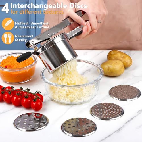 Potato Ricer With 4 Discs