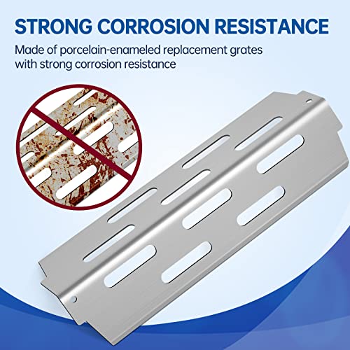 Stainless Steel Grill Flavorizer Bar BBQ Gas Grill Replacement Parts for Weber Genesis II 300 Series Genesis II E (Stainless Steel 3+5)
