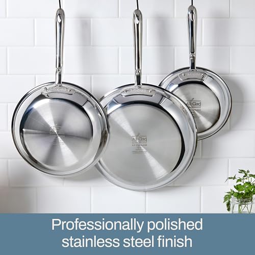 D3 Stainless Steel Cookware Set (10-Piece / Stainless Steel)