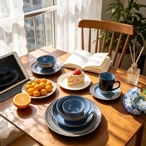 HomeVss 48 Piece Dinnerware Set