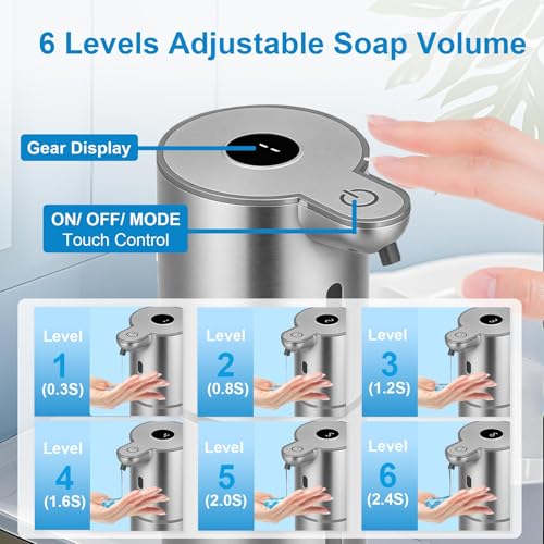 Automatic Liquid Soap Dispenser Touchless (Silver / Liquid)