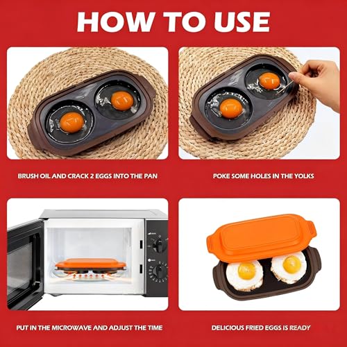 Microwave Egg Cooker (Orange)