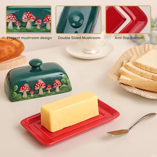 Ceramic Butter Dish with Lids