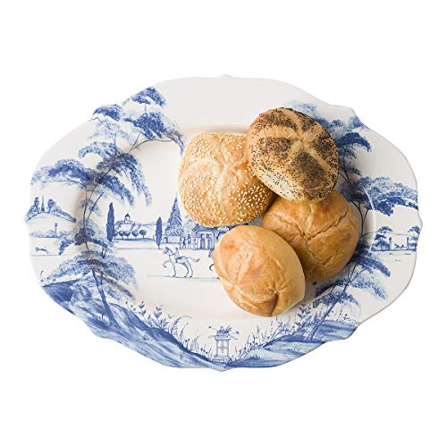 Country Estate 15" Platter (Delft Blue / 15")