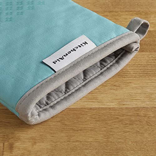 Asteroid Oven Mitt Set (7"x12.5" / Aqua Sky)