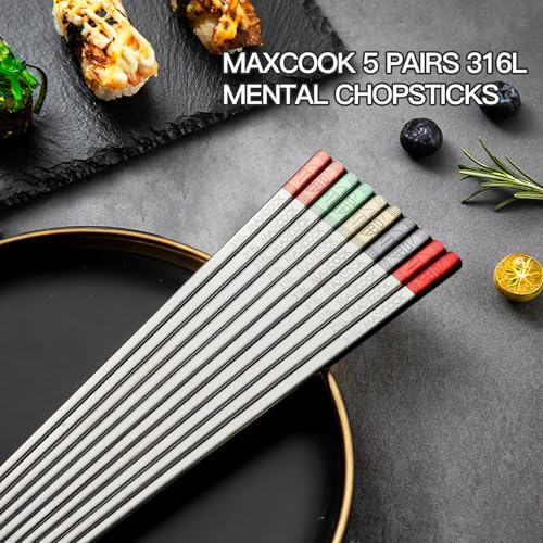 Metal Chopsticks (316L Stainless Steel Reusable Chopsticks)