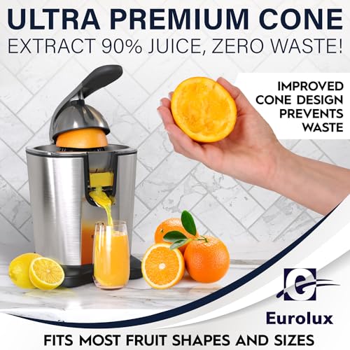 Power Pro Premium Electric Citrus Juicer (Stainless Steel / Pro XL Size)