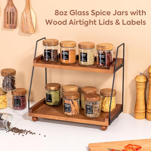 Glass Spice Containers for Kitchen (12)