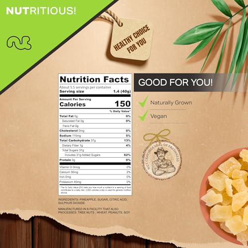 Dried Pineapple Chunks (Dried Pineapple Chunks / 8 oz)