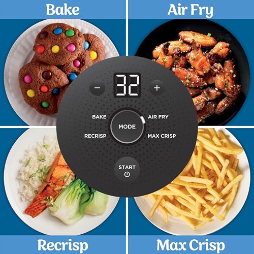 Crispi Glass Air Fryer (Electric Cobalt)
