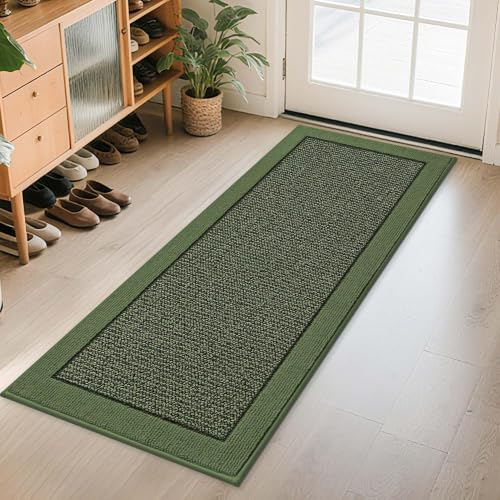 Indoor Door Mat 24" x 60" (Green / 24" X 60" (Rectangular))