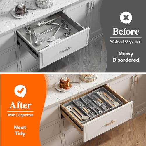 Utensil Organizer for Kitchen Drawers