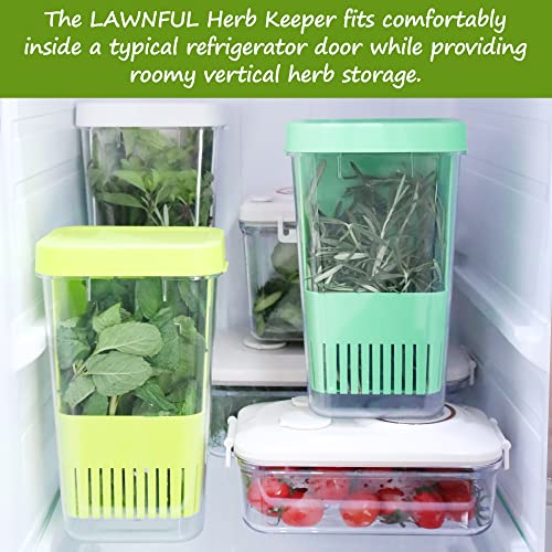3 Pack Fresh Herb Keeper for Refrigerator (3 Pack)