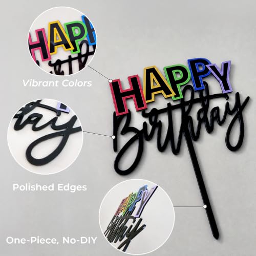 Happy Birthday Cake Topper