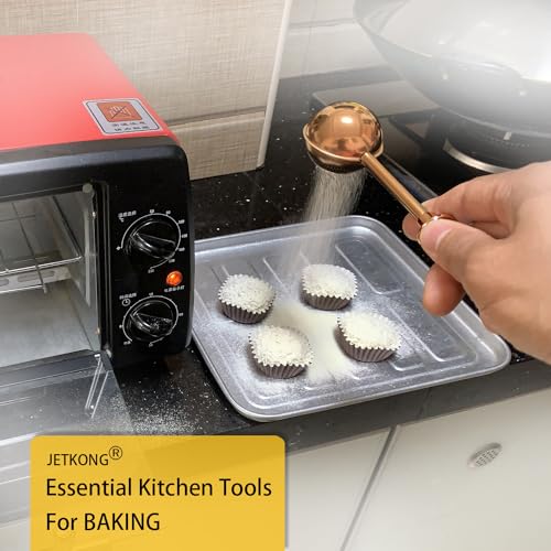 Powdered Sugar Shaker Duster Flour Dispenser Shaker with 18