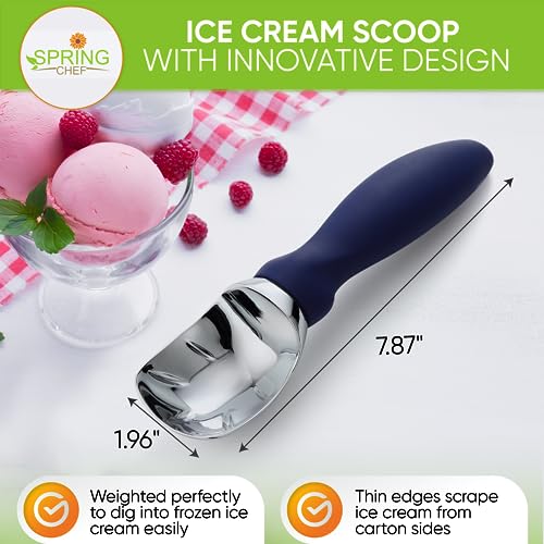 Heavy Duty Metal Ice Cream Scoop w