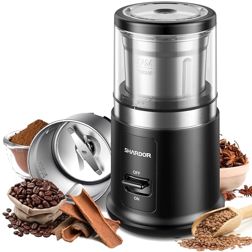 One Touch Coffee Grinder Electric (Black / 1 BOWL)