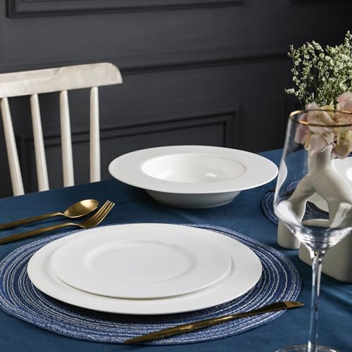 Sylvie 20 Pieces Bone China Dinnerware Set (Sylvie - White / 20 Piece Service for 4)