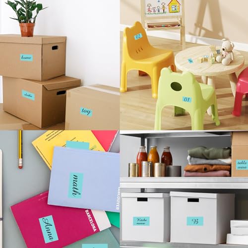 Colored Labels Stickers 3 x 2 Inch
