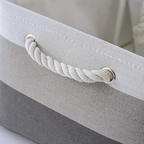 Large Storage Baskets for Shelves (Gray Gradient / Large (Pack of 3))