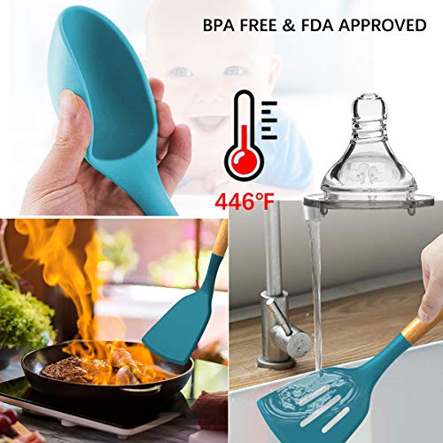Kitchen Cooking Utensils Set (Dark Blue)