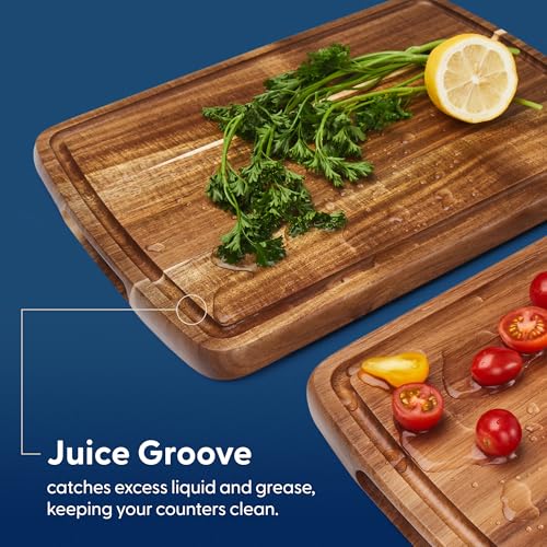 Sonder LA Doheny Duo Small Acacia Wood Cutting Board Set (Doheny | Acacia | Edge Grain)