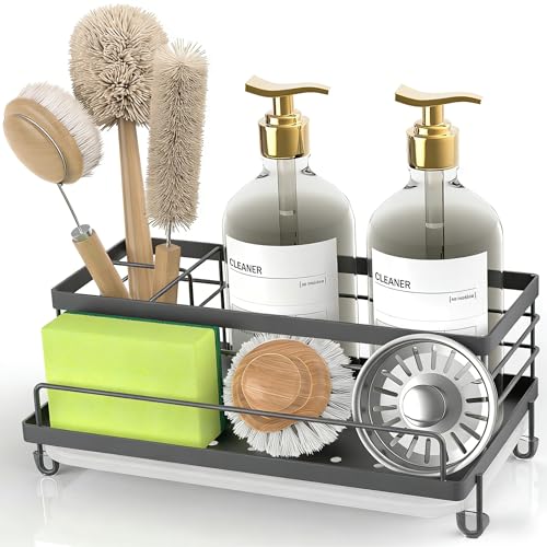 Sponge Holder for Kitchen (Gray)